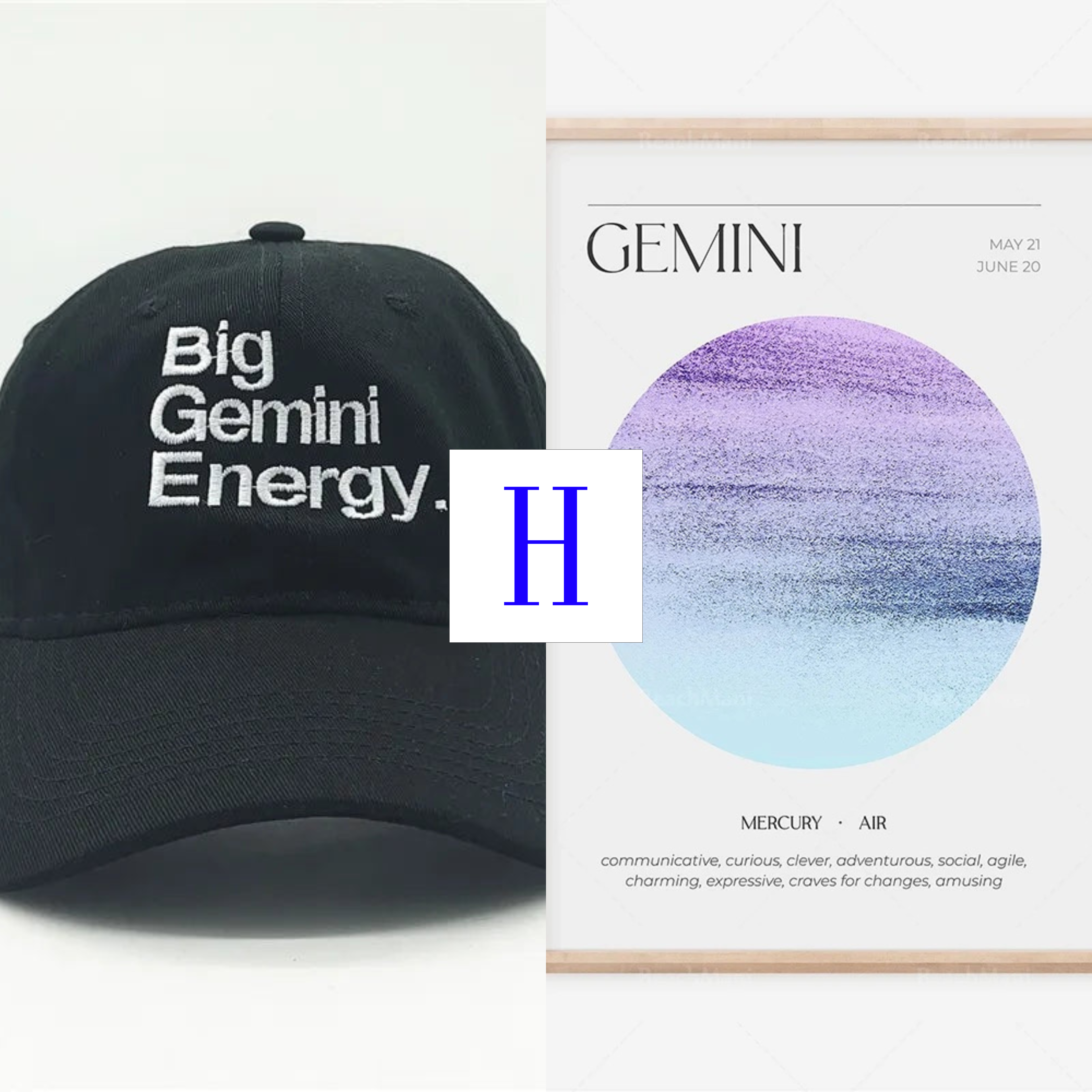 BUNDLE MIX&MATCH  — Zodiac Cap x Zodiac Poster (30x40cm)