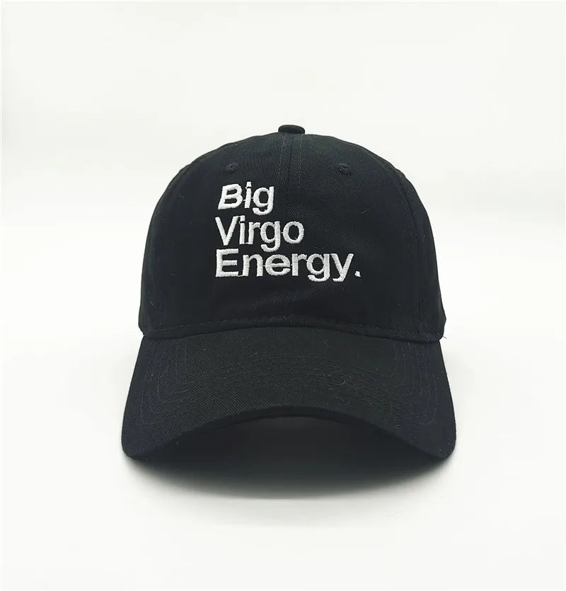 ZODIAC CAP — Unisex Black&White Embroidery