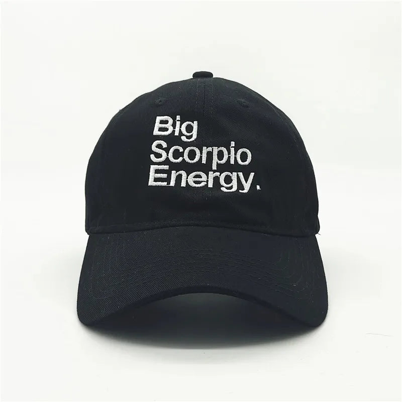 ZODIAC CAP — Unisex Black&White Embroidery
