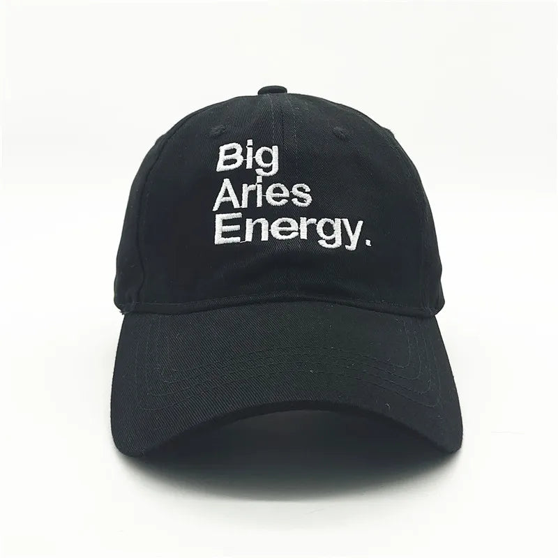 ZODIAC CAP — Unisex Black&White Embroidery