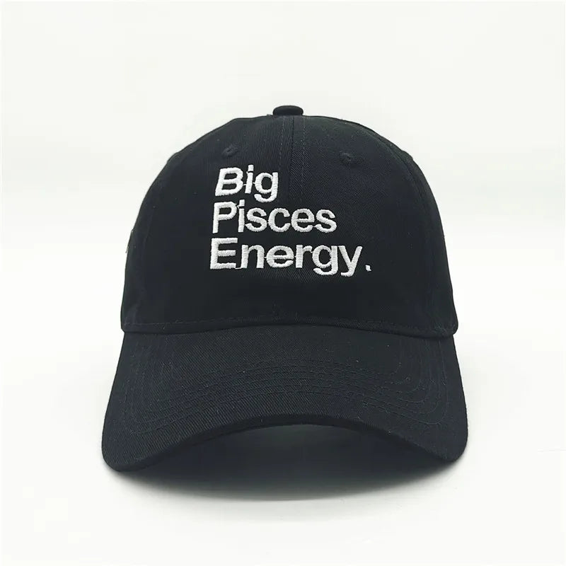 ZODIAC CAP — Unisex Black&White Embroidery