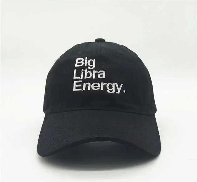 ZODIAC CAP — Unisex Black&White Embroidery